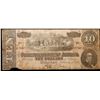 Image 2 : 1864 $10 Confederate Note, T68 Grades vf details