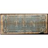 Image 3 : 1864 $10 Confederate Note, T68 Grades vf details