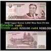 Image 1 : 2009 Upper Korea 5,000 Won Note P# 66s Grades Gem CU