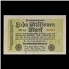 Image 2 : 1923 Germany (Weimar Republic) 10 Million Marks Post-WWI Hyperinflation Note P# 106d, Watermark: Wav