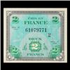 Image 2 : 1944 France 2 Franc Allied Liberation Note P# 114B Grades Select CU