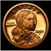 Image 2 : Proof Set of 5 Proof 2000-2004-S Sacagawea $1 Sacagawea Dollar $1 Grades GEM++ Proof Deep Cameo