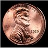 Image 2 : 2020-p Lincoln Cent Mint Error 1c Grades GEM+ Unc RD