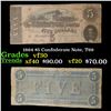 Image 1 : 1864 $5 Confederate Note, T69 Grades vf++