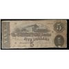 Image 2 : 1864 $5 Confederate Note, T69 Grades vf++