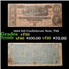 Image 1 : 1864 $10 Confederate Note, T68 Grades vf++