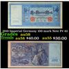 Image 1 : 1910 Imperial Germany 100 mark Note P# 42 Grades Choice AU/BU Slider