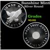 Image 1 : Sunshine Minting Half Troy Ounce .999 Fine Silver Round