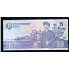 Image 2 : 1992 Upper Korea 5 Won Note P# 40B Grades Choice CU