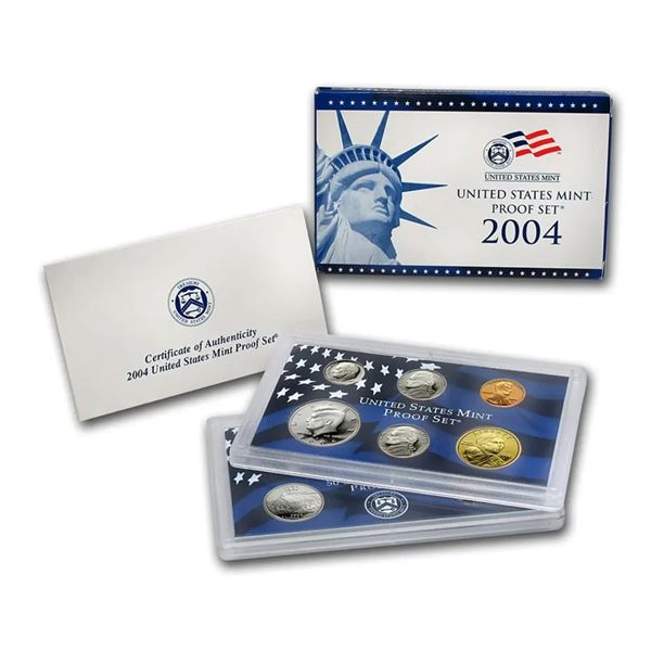 2004 United States Mint Proof Set 10 coins