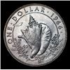 Image 3 : 1966 Bahamas 1 Dollar Silver KM# 8 Grades Select Unc