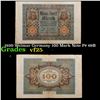 Image 1 : 1920 Weimar Germany 100 Mark Note P# 69B Grades vf+