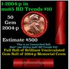 Image 1 : Shotgun Lincoln 1c roll, 2004-p 50 pcs Steel Strong Wrapper.