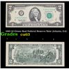 Image 1 : 1995 $2 Green Seal Federal Reserve Note (Atlanta, GA) Grades Select CU