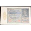 Image 2 : 1922 Germany "Vampire" 10,000 Marks Post-WWI Hyperinflation Banknote P# 71 Grades Select AU