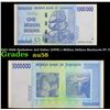 2007-2008 Zimbabwe 3rd Dollar (ZWR) 1 Million Dollars Banknote P# 77 Grades Choice AU/BU Slider