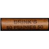 Image 4 : Mixed small cents 1c orig shotgun roll, 1917-d Wheat Cent, 1891 Indian Cent other end, Brinks Wrappe
