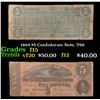 Image 1 : 1864 $5 Confederate Note, T69 Grades f+