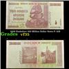 2008 Zimbabwe 200 Million Dollar Notes P: 81B Grades vf++