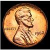 Image 2 : 1962-p Lincoln Cent 1c Grades GEM+ Unc RD
