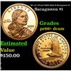 Proof Set of 5 Proof 2000-2004-S Sacagawea $1 Sacagawea Dollar $1 Grades GEM++ Proof Deep Cameo