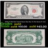 Image 1 : 1953C $2 Red Seal United States Note Key To The Series Fr-1512 Grades Select AU