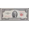 Image 2 : 1953C $2 Red Seal United States Note Key To The Series Fr-1512 Grades Select AU
