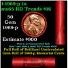 Image 1 : Shotgun Lincoln 1c roll, 1969-p 50 pcs Steel Strong Wrapper.