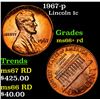 1967-p Lincoln Cent 1c Grades GEM++ RD