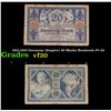 1915-1919 Germany (Empire) 20 Marks Banknote P# 63 Grades vf, very fine