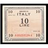 Image 2 : 19432 Italy Under Allied Liberation 10 lire Note P# M13B Grades Choice AU/BU Slider