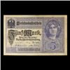 Image 2 : 1917 Imperial Germany 5 Mark Note P# 56A Grades vf++
