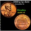 1960-p lg date Lincoln Cent 1c Grades GEM+ Unc RD