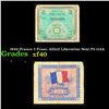 1944 France 2 Franc Allied Liberation Note P# 114A Grades xf