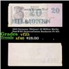 1923 Germany (Weimar) 20 Million Marks Post-WWI Hyperinflation Banknote P# 97b Grades vf+