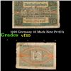 1920 Germany 10 Mark Note P# 67A Grades vf, very fine
