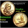 Proof Set of 5 Proof 2000-2004-S Sacagawea $1 Sacagawea Dollar $1 Grades GEM++ Proof Deep Cameo