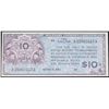 Image 2 : Military Payment Certificate (MPC) Rare Series 461 $10 Fr-M807 Grades Choice CU