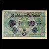 Image 2 : 1917 Imperial Germany 5 Mark Note P# 56B Grades Choice AU/BU Slider