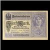 Image 3 : 1917 Imperial Germany 5 Mark Note P# 56B Grades Choice AU/BU Slider