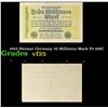 Image 1 : 1923 Weimar Germany 10 Millioene Mark P# 106C Grades vf+