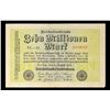 Image 2 : 1923 Weimar Germany 10 Millioene Mark P# 106C Grades vf+