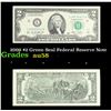 Image 1 : 2009 $2 Green Seal Federal Reserve Note Grades Choice AU/BU Slider