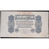 Image 2 : 1922 Third Issue Germany (Weimar) 100 Marks Post-WWI Hyperinflation Banknote P# 75 Grades vf++
