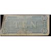 Image 3 : 1864 $10 Confederate Note, T68 Grades xf+