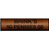 Image 4 : Shotgun Lincoln 1c roll, 1909-p 50 pcs Brinks Wrapper.