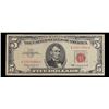 Image 2 : 1963 $5 Red seal United States Note Grades vf++