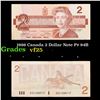 1986 Canada 2 Dollar Note P# 94B Grades vf+