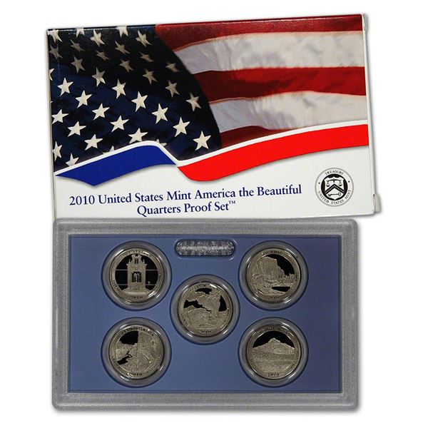 2010 United States Mint America the Beautiful Quarters Proof Set