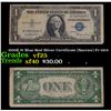 1935E $1 Blue Seal Silver Certificate (Narrow) Fr-1614 Grades vf+